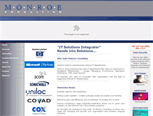 Tablet Screenshot of monroeconsulting.net